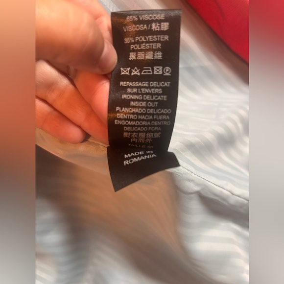 Cop.Copine Cherry Red Open-Front Jacket - Picture 8 of 11